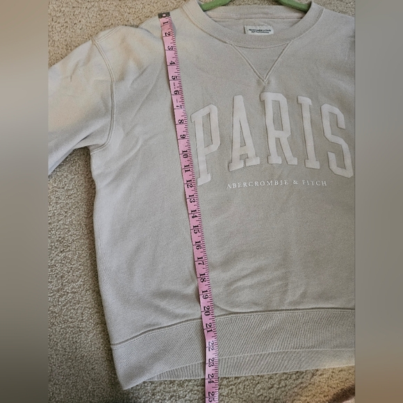 Abercrombie & Fitch crew neck Sweatshirt size large - Picture 7 of 8
